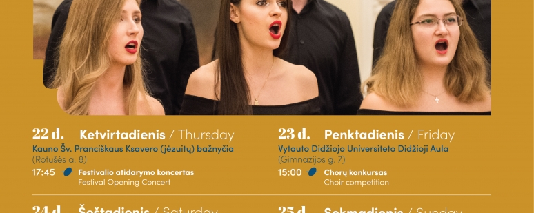 Cantate Domino programa