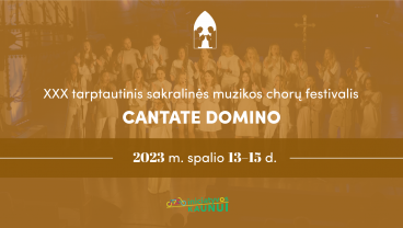 Cantate Domino festivalio programa